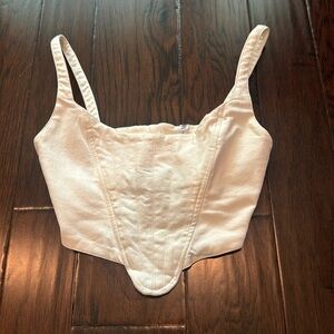Zara Women’s White Corset Top